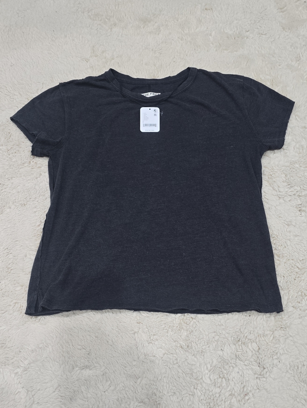 We The Free Black Short Sleeve Crewneck Tee